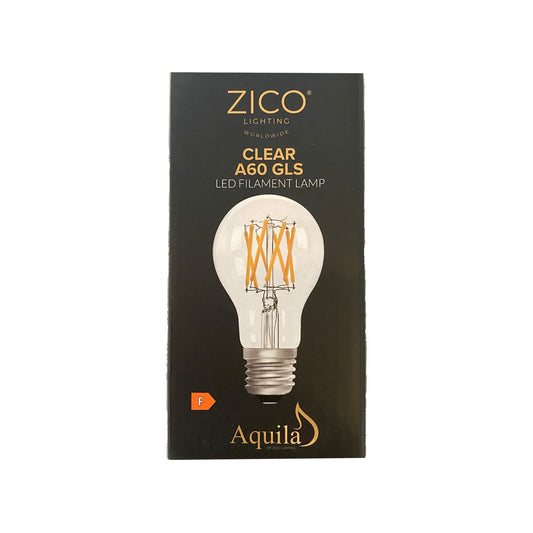 Zico 6W GLS Light Bulb - Clear Filament E27