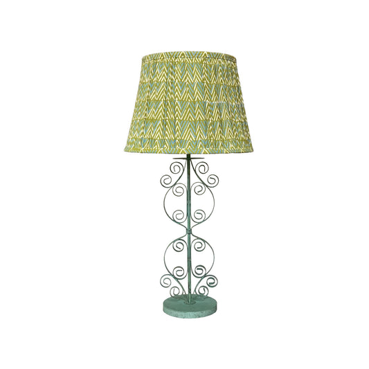 Manali Curly Table Lamp aqua