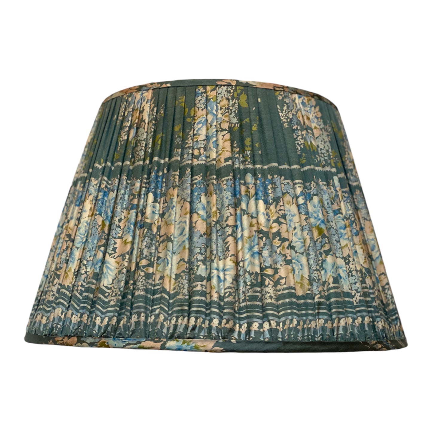 Air force blue floral lampshade