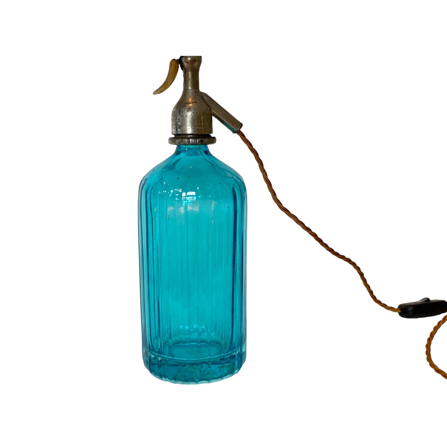 Aqua soda siphon lamp