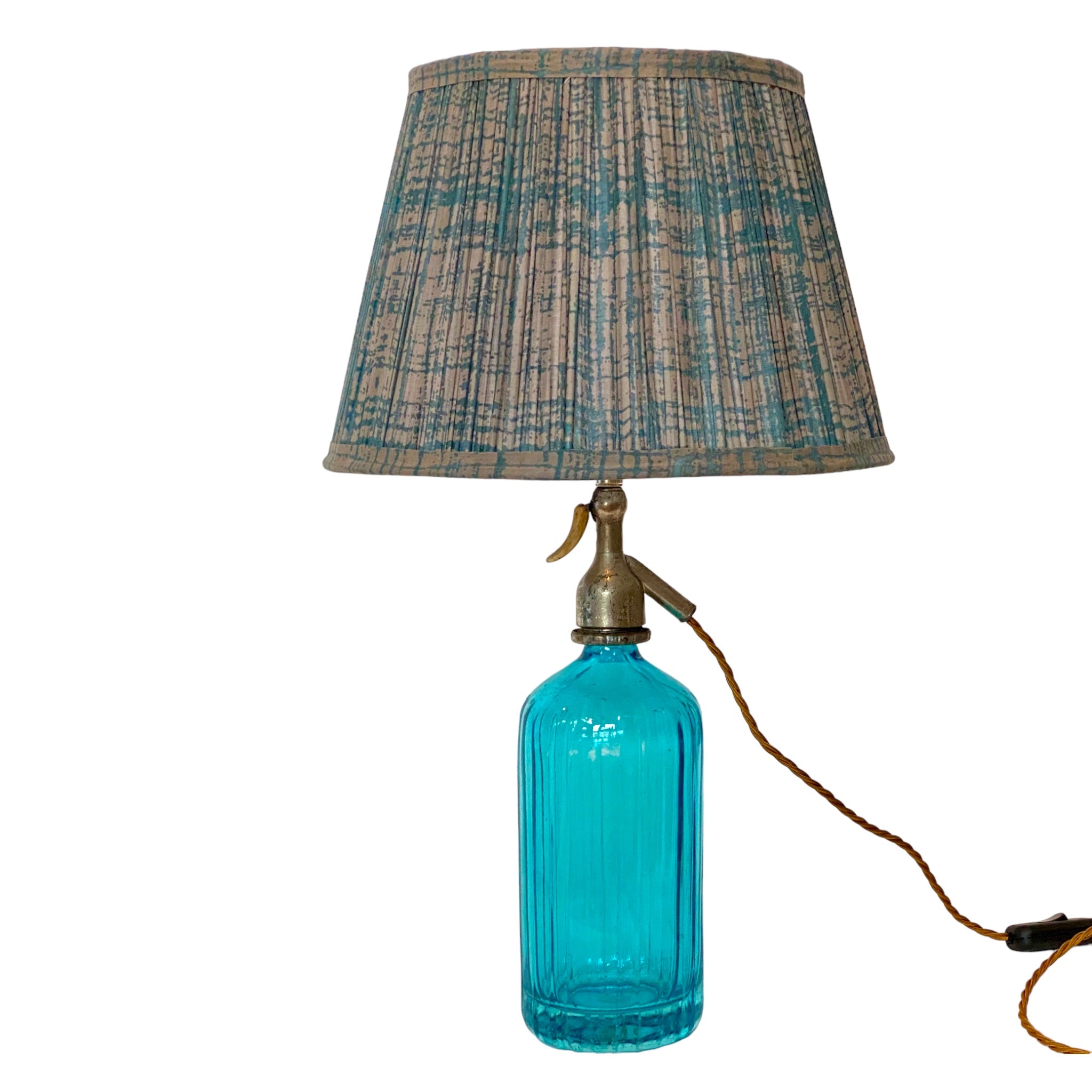 Aqua on sale lamp base