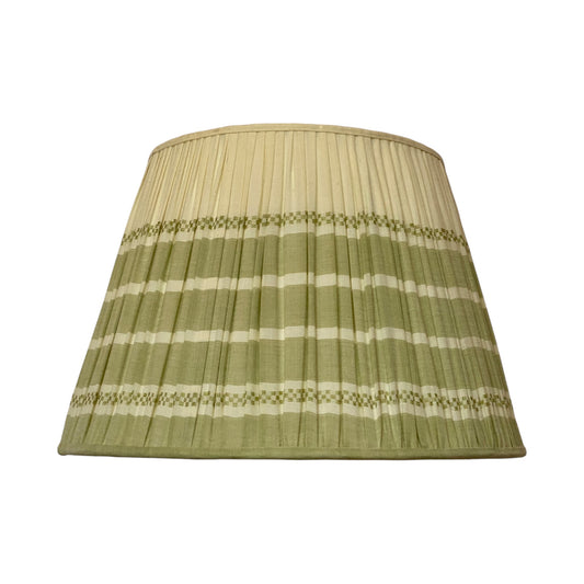Assam green cotton lampshade
