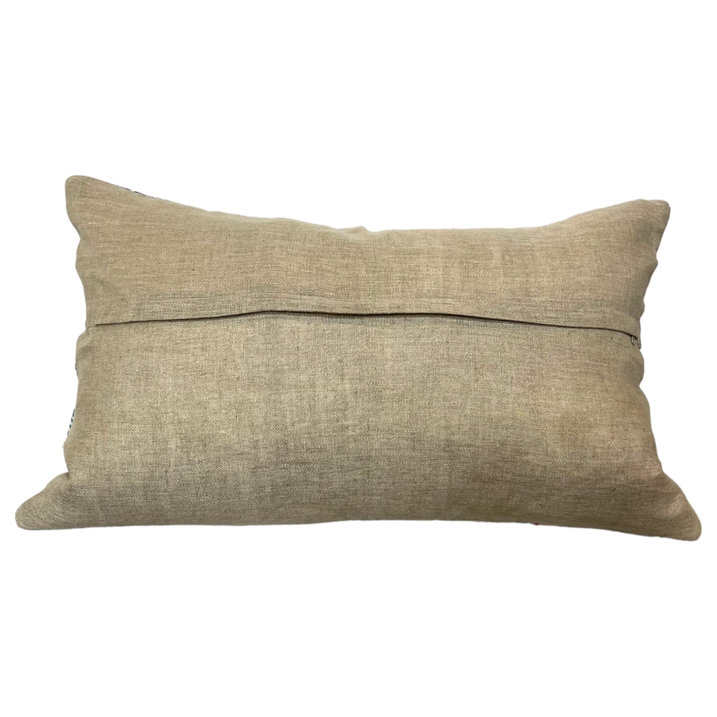 Nakshi Kantha cushion linen back