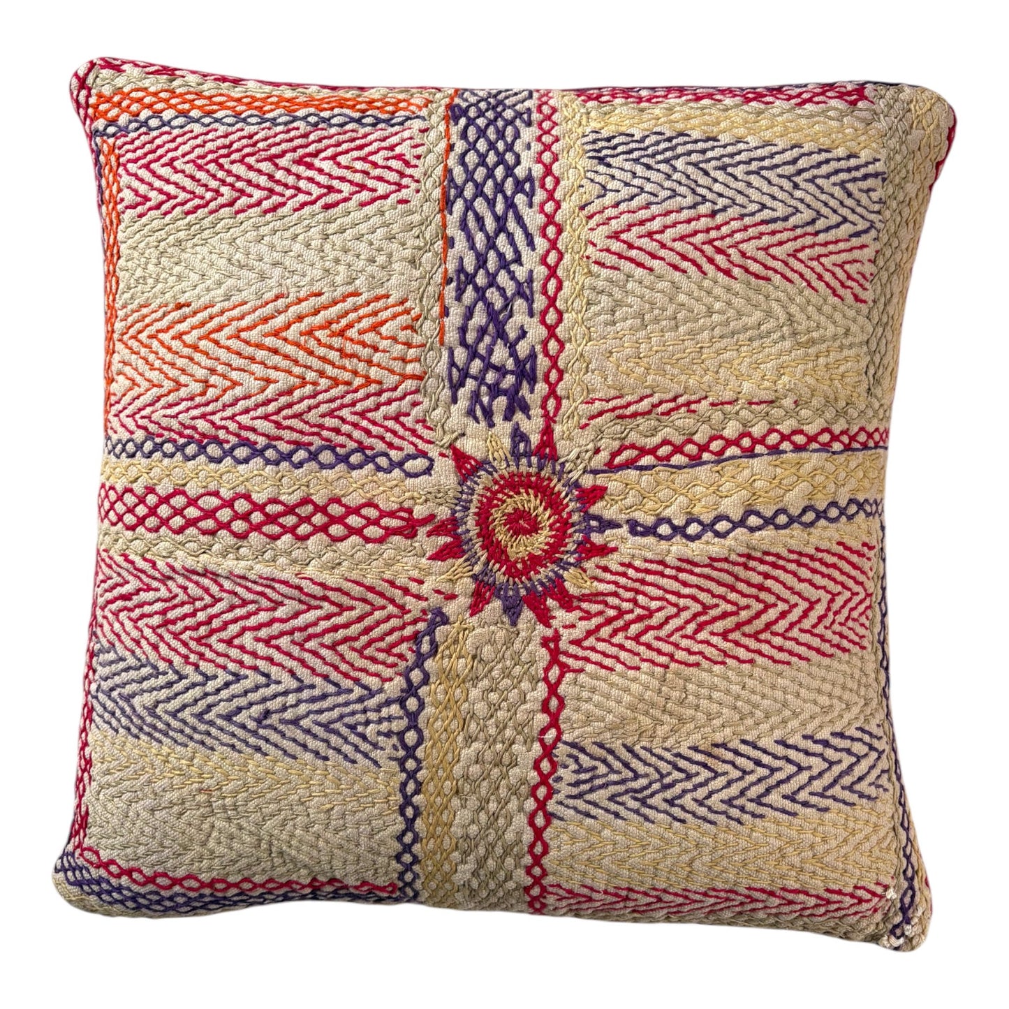 Banjara mini rainbow cushion