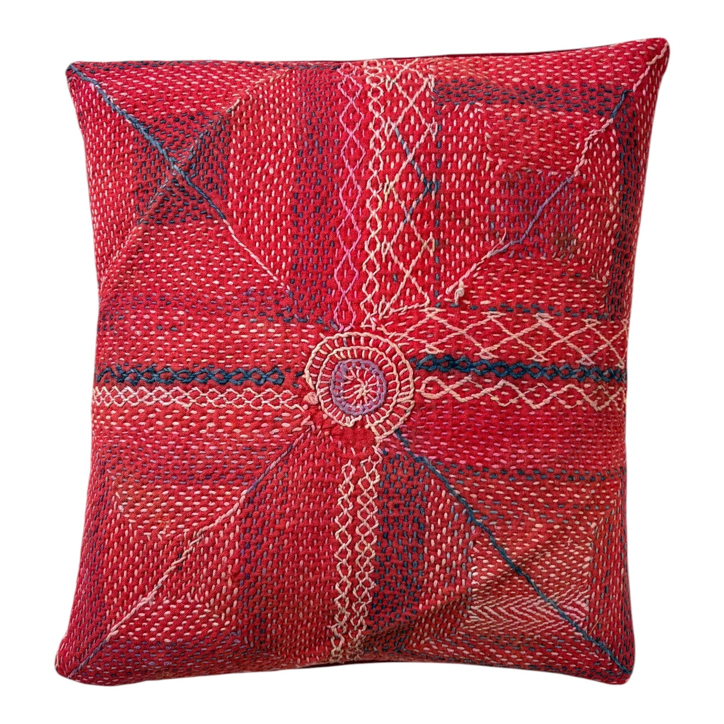 Banjara mini red cushion