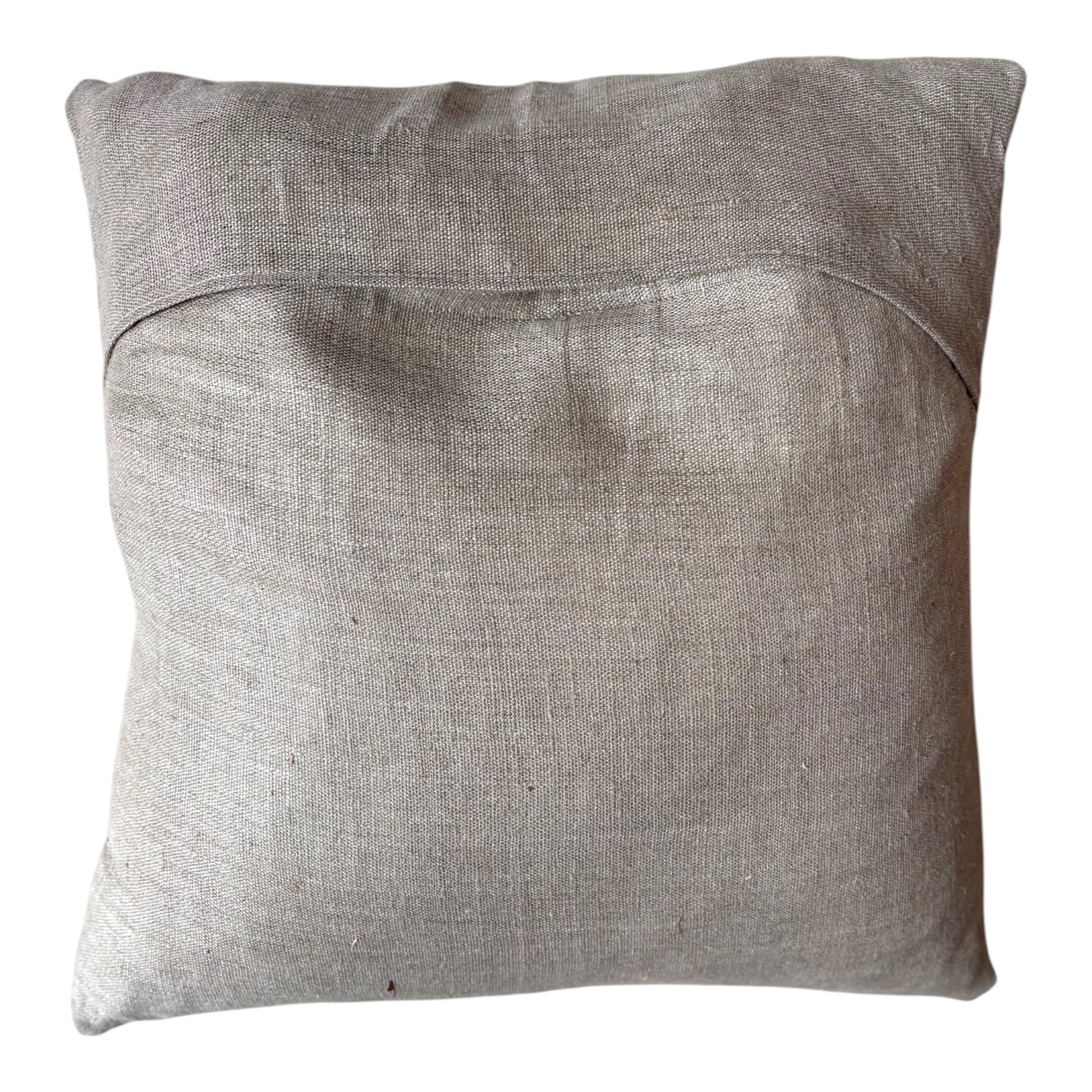 Banjara blue rainbow cushion back