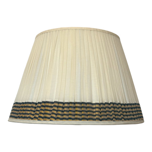 Black and dull gold keralan cotton lampshade