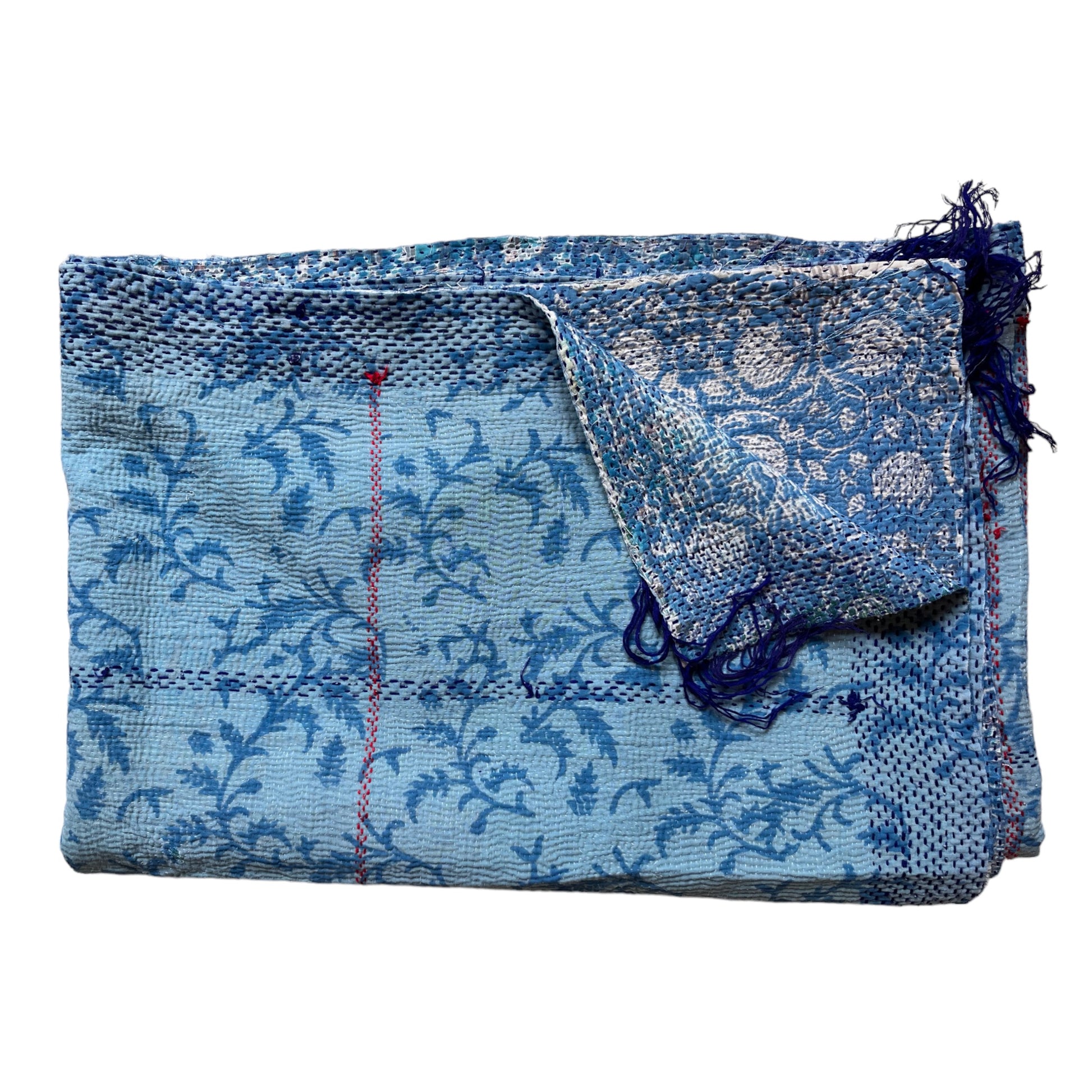 blue kantha