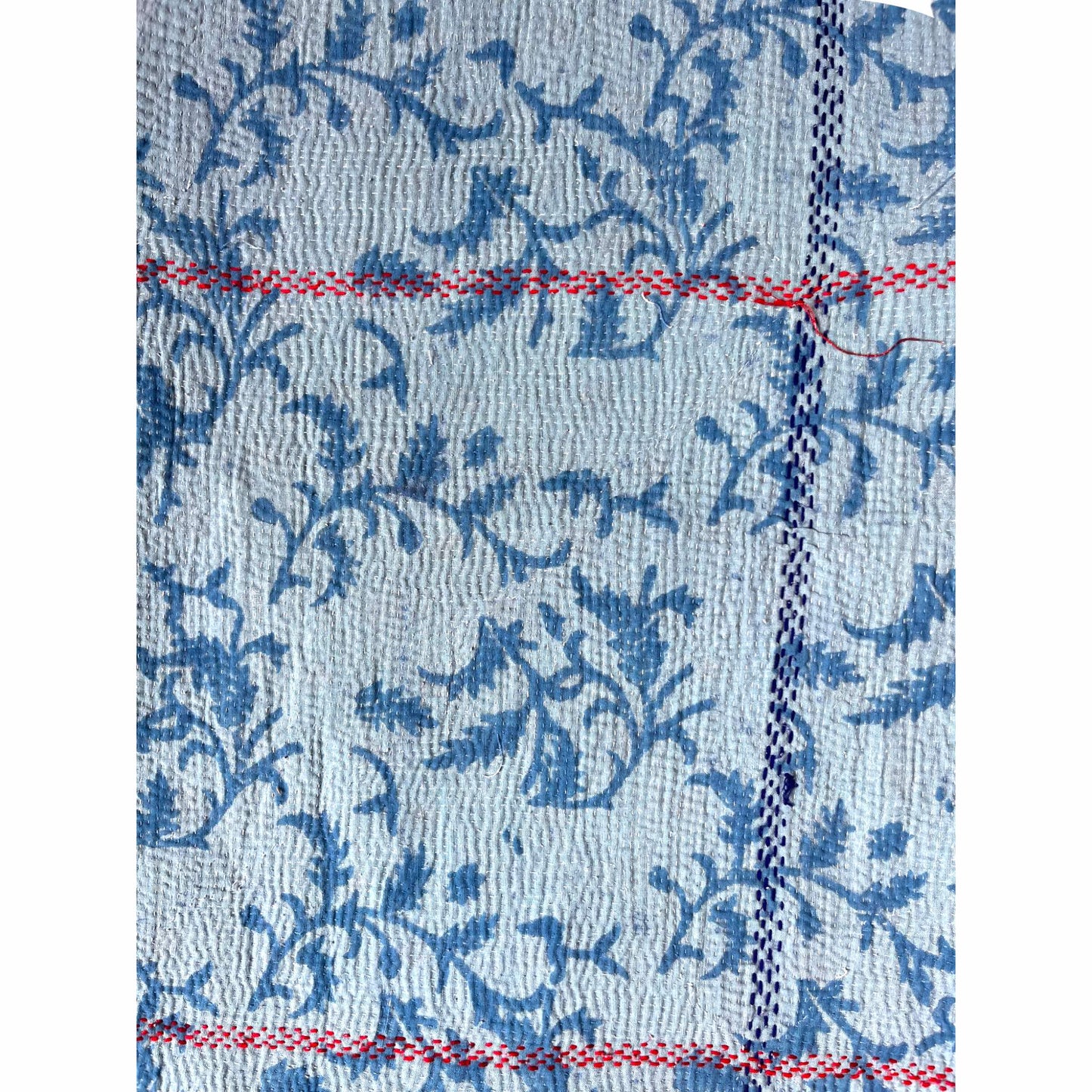 blue kantha block print