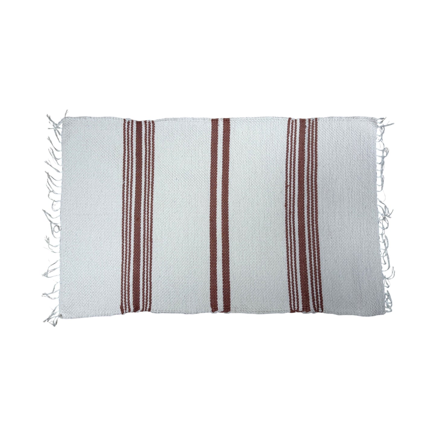Brown Stitch Bath Mat