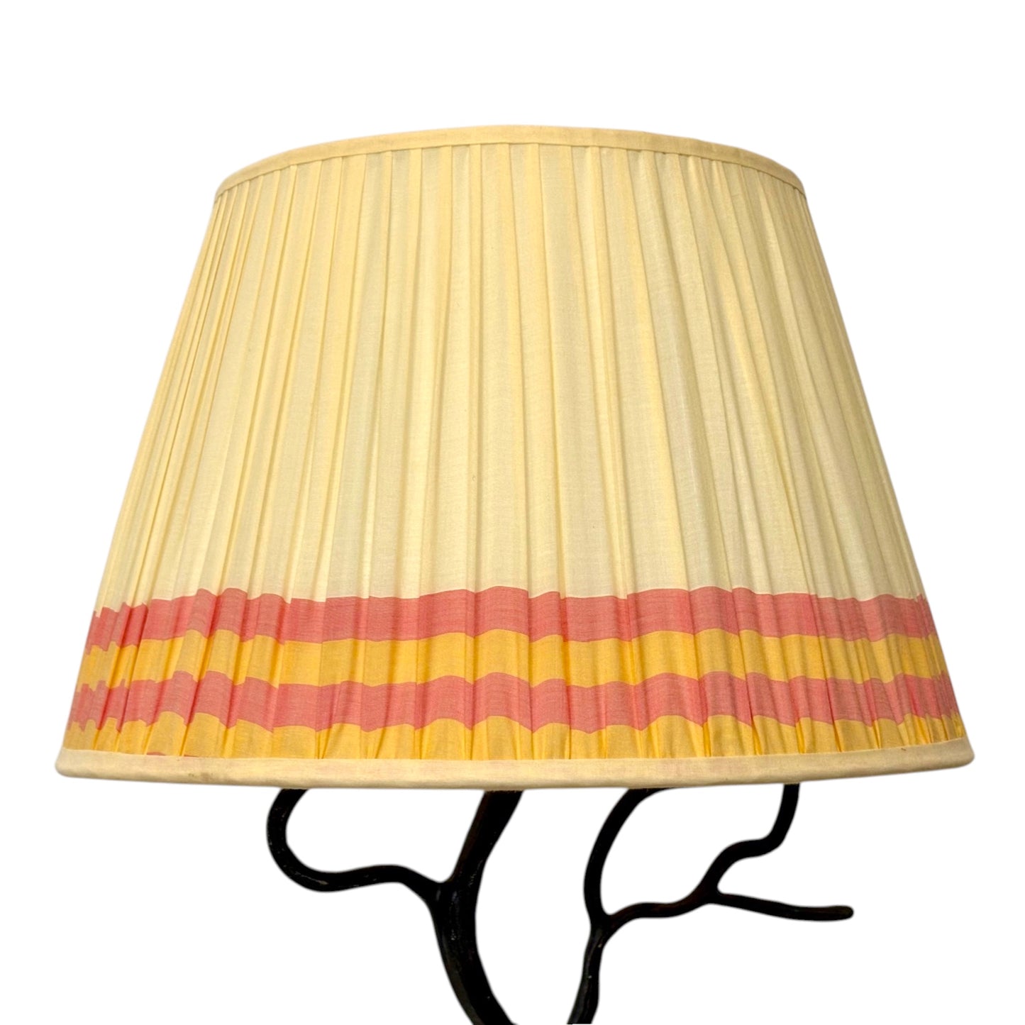 Candy stripe cotton lampshade 40cm