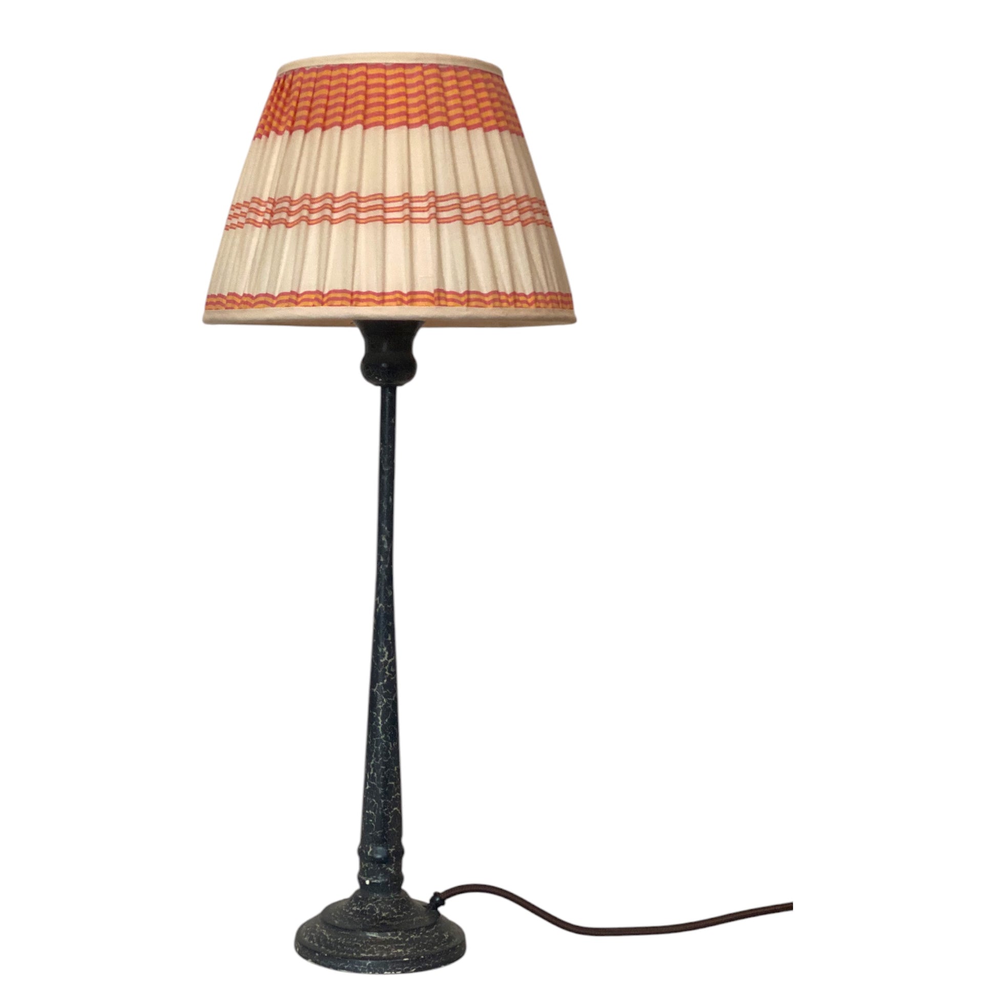 Candy stripe lampshade on Patala lamp
