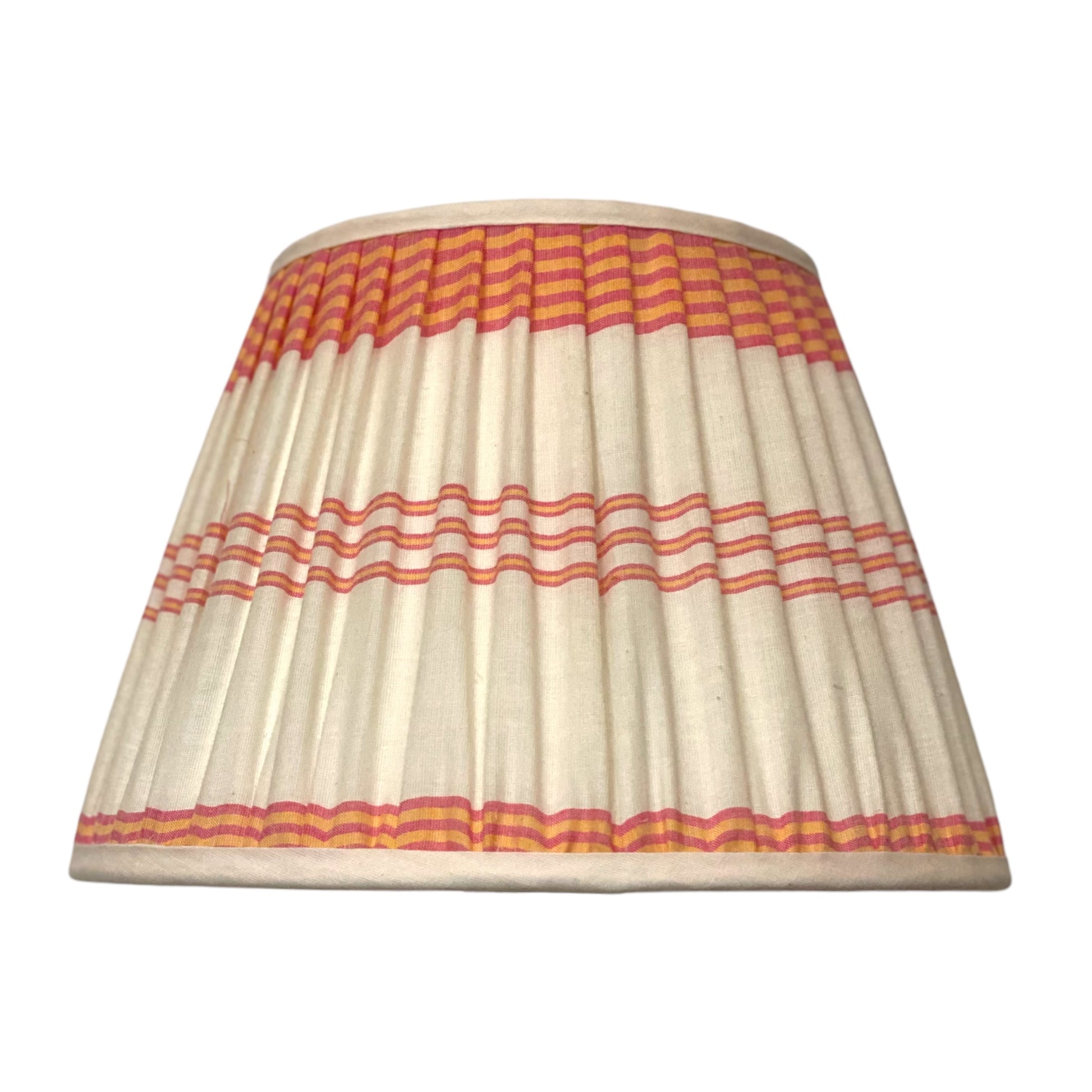 Candy stripe cotton 25cm lampshade
