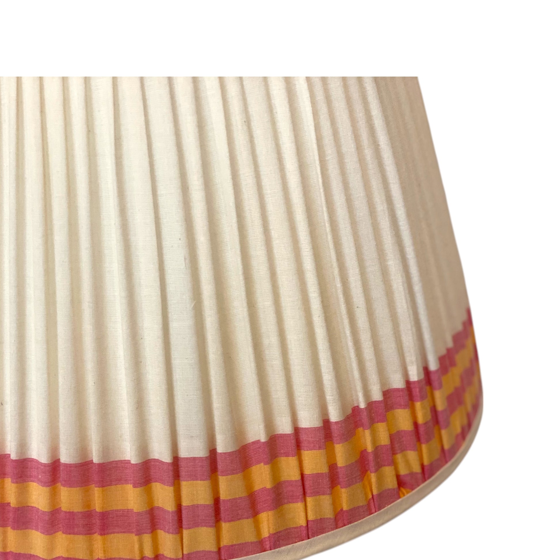 Candy strip cotton lampshade
