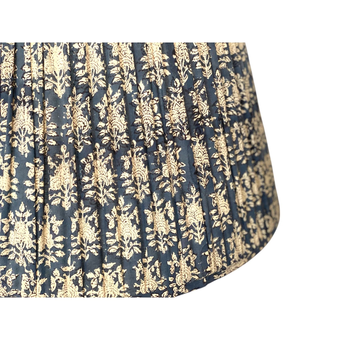 Denim kalamkari lampshade