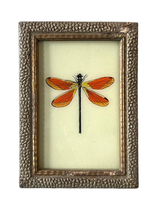 Dragonfly glass painting