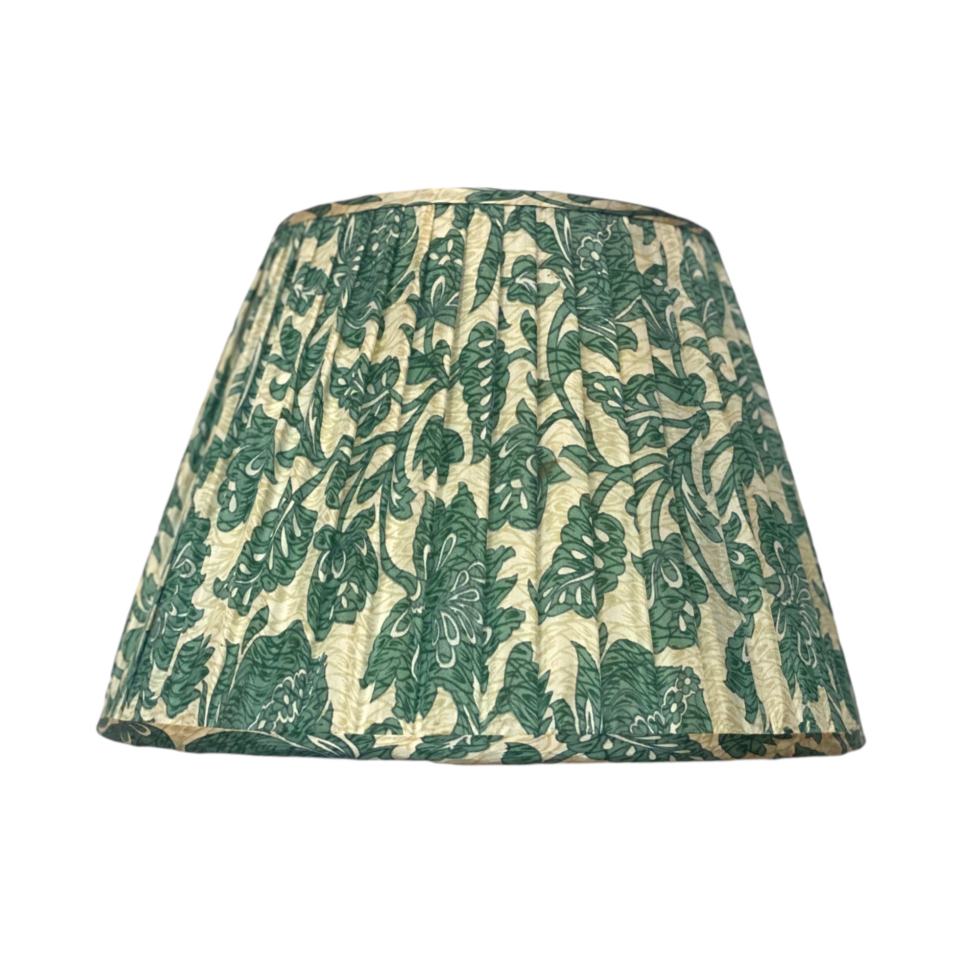 Eau de nil silk sari lampshade