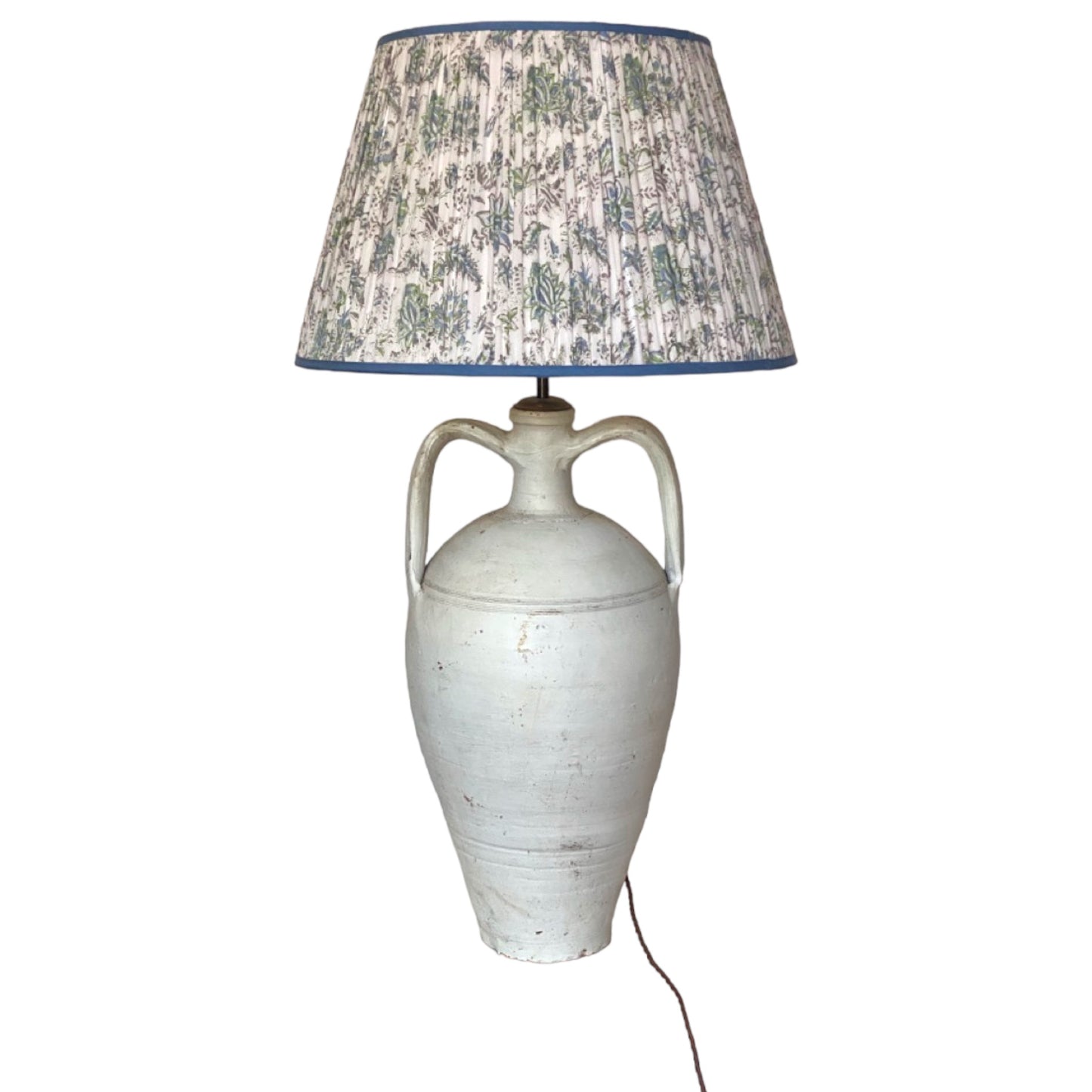 forget me not lampshade on table lamp