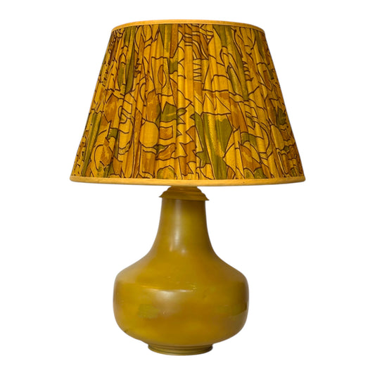 vintage silk sari lampshade on Priyanka lamp base