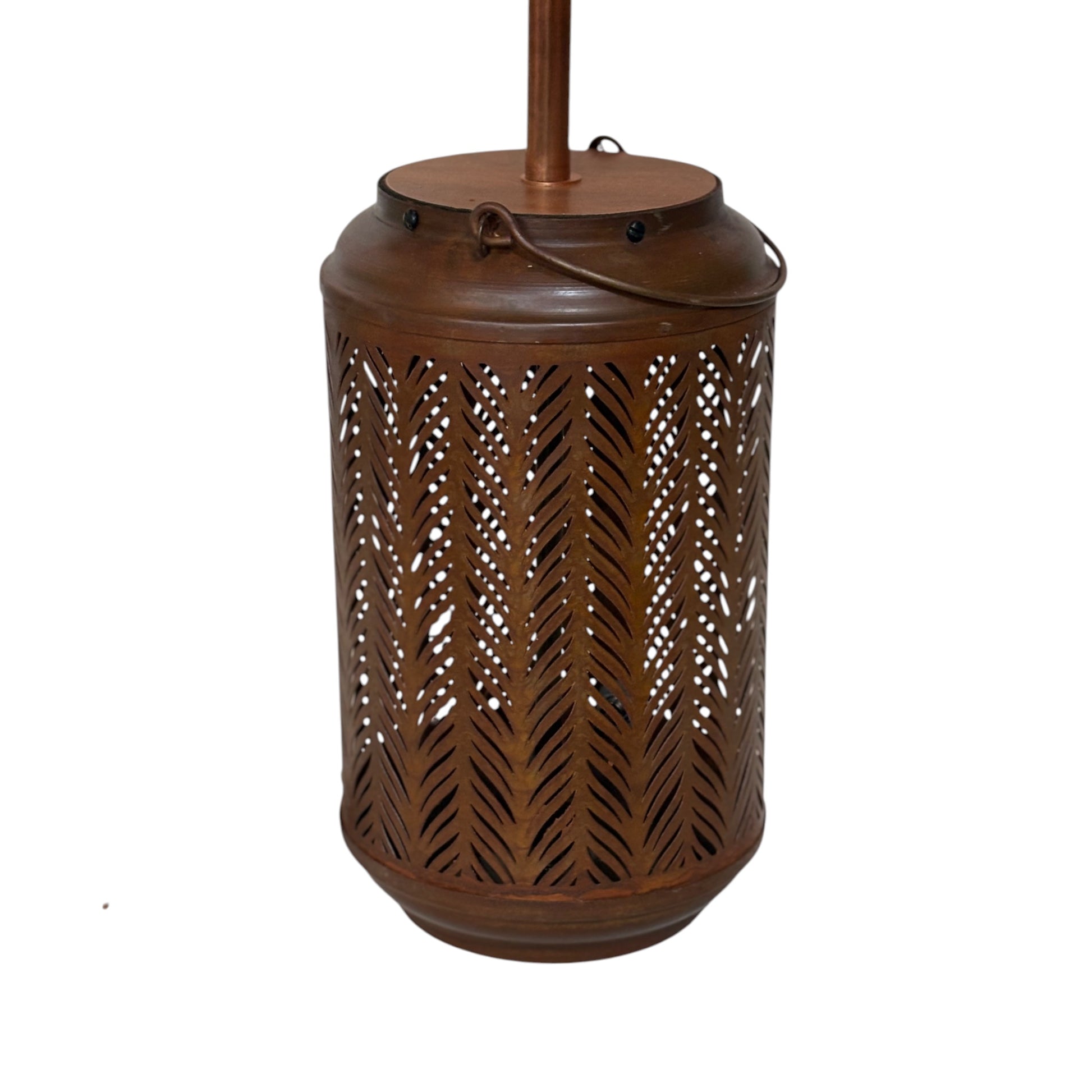 Hurricane lamp close up