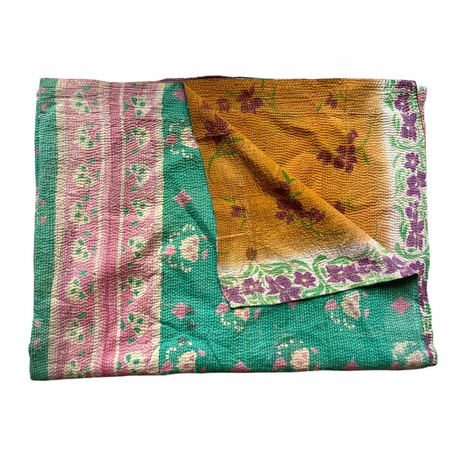 Vintage kantha quilt