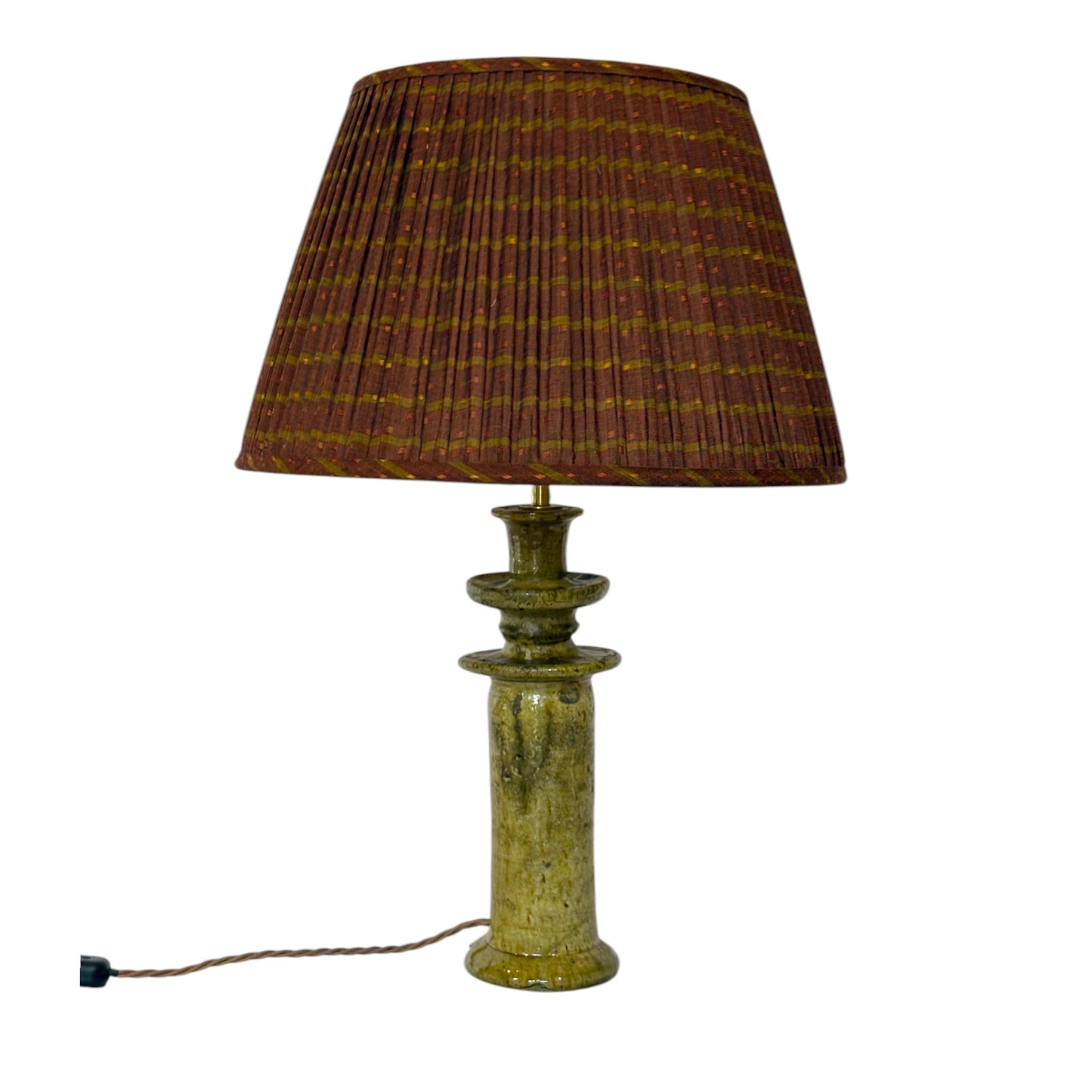 Bronze and Copper Keralan Cotton Lampshade