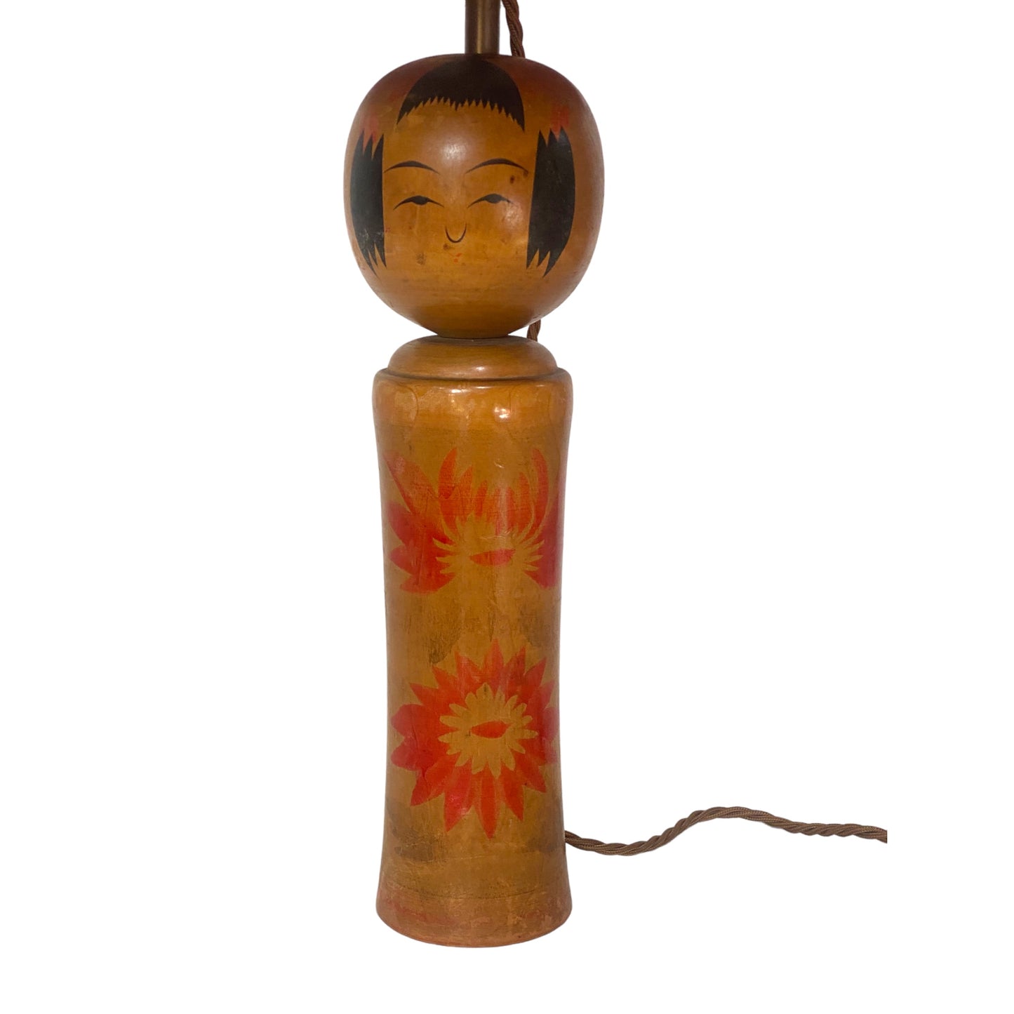 Kokeshi table lamp close up 1