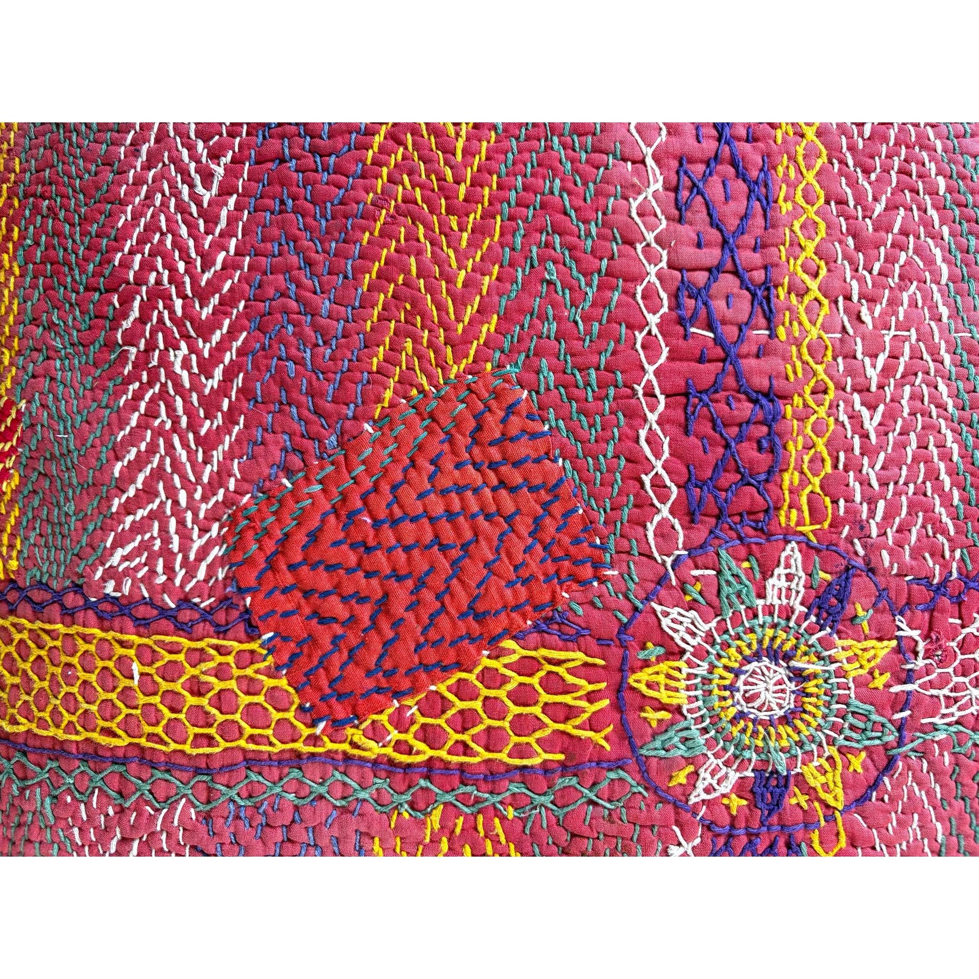 Banjara large red close up