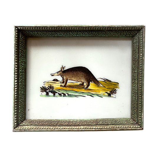 Medium anteater glass painting