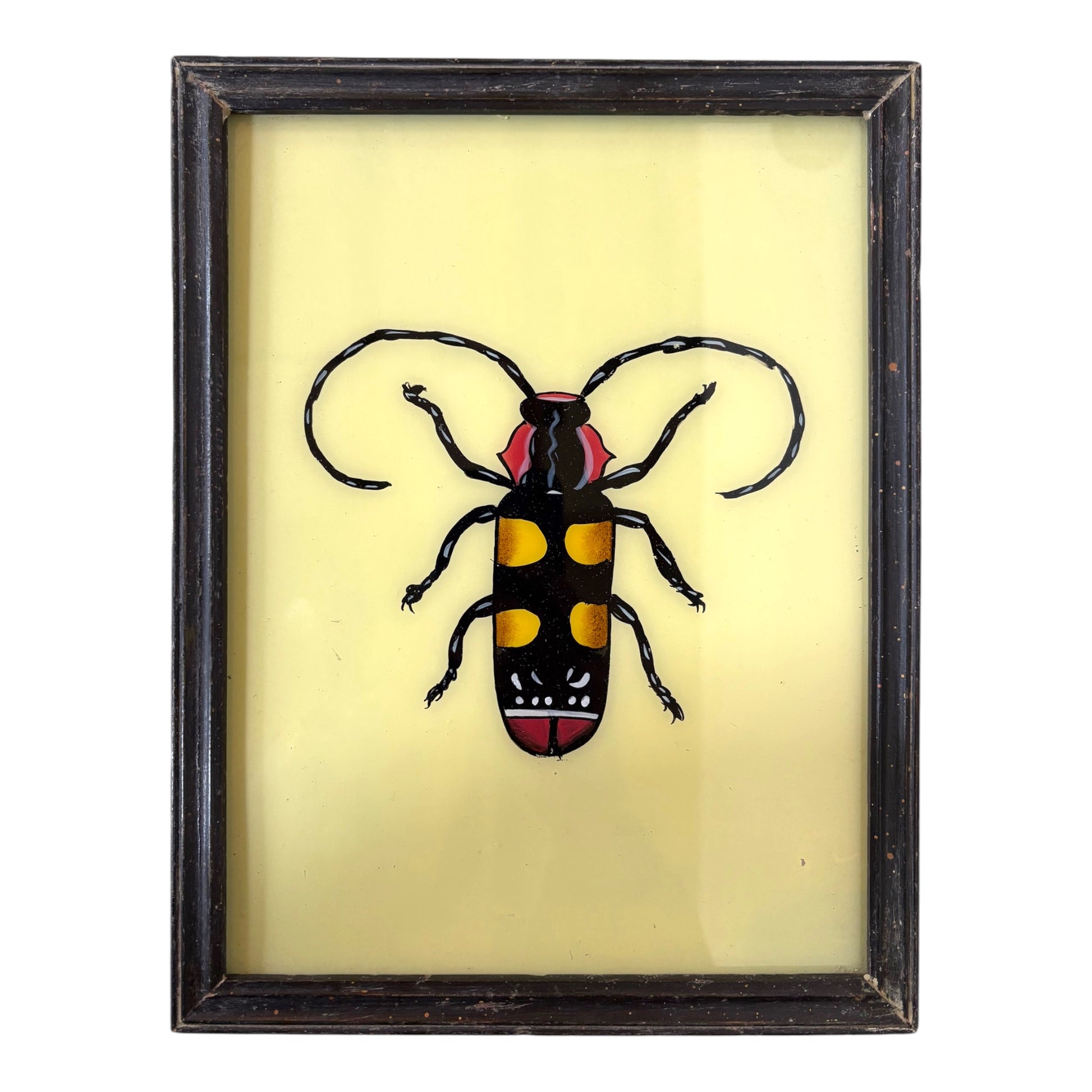 Medium beetle glass painting