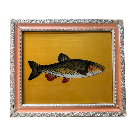 Medium fish glass painting