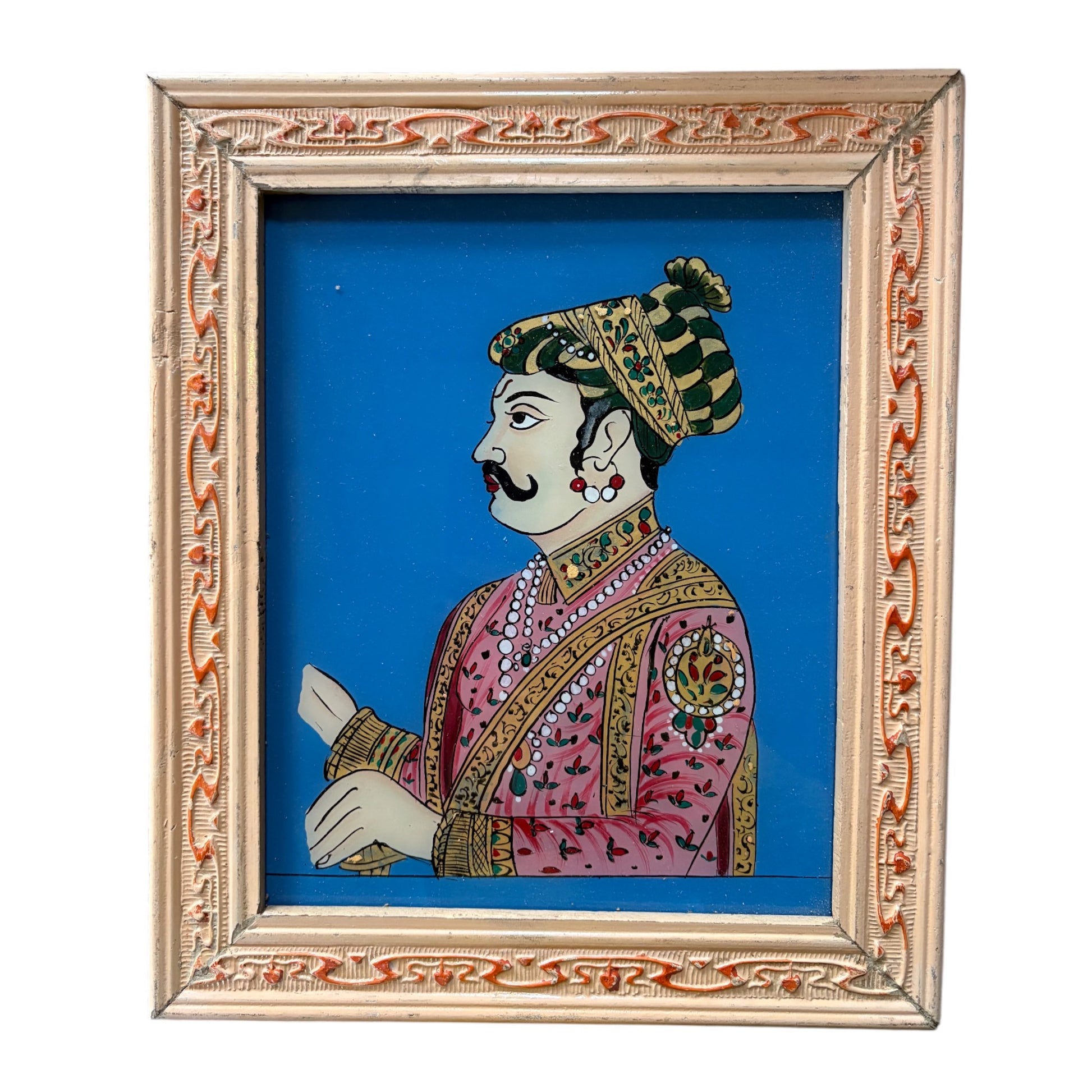 Medium Indian Faces glass painting