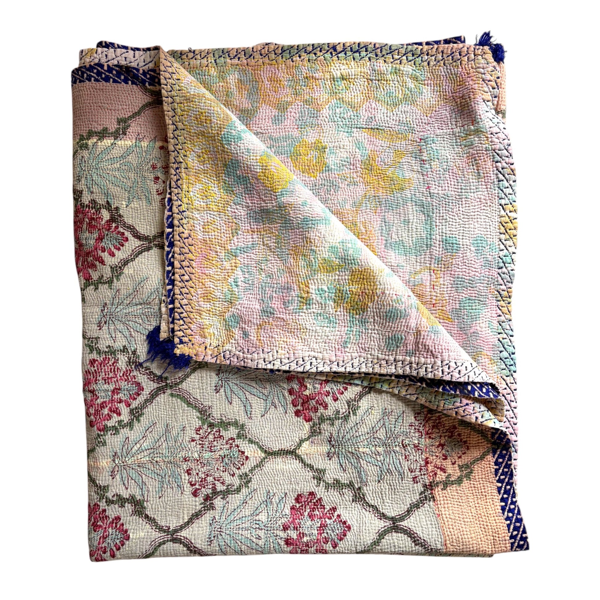 Moghul star kantha quilt