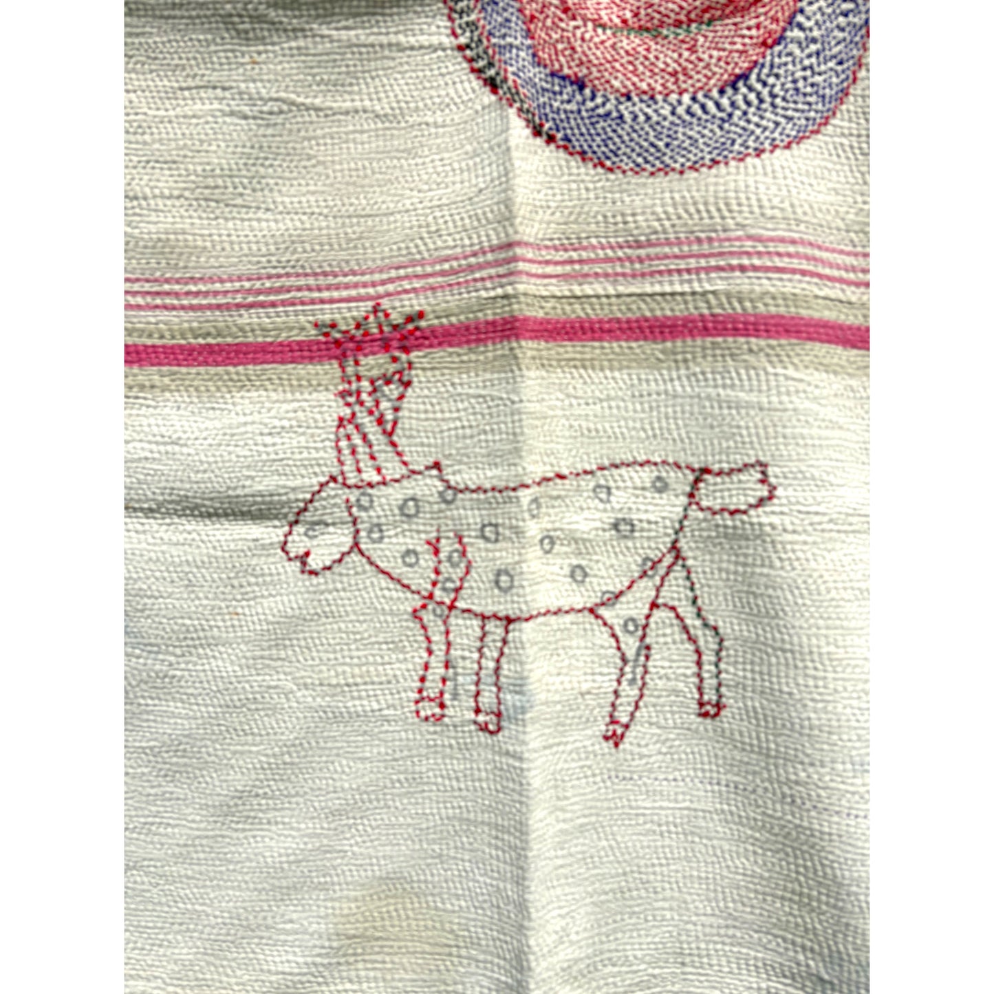Nakshi special animal quilt close up