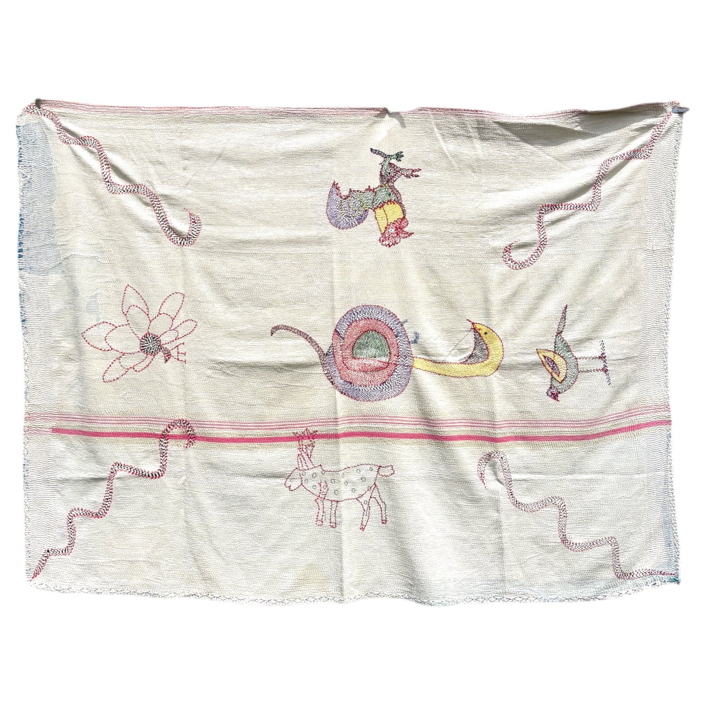 Nakshi special animal kantha quilt