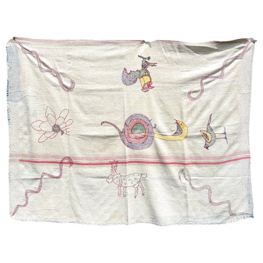 Nakshi special animal kantha quilt
