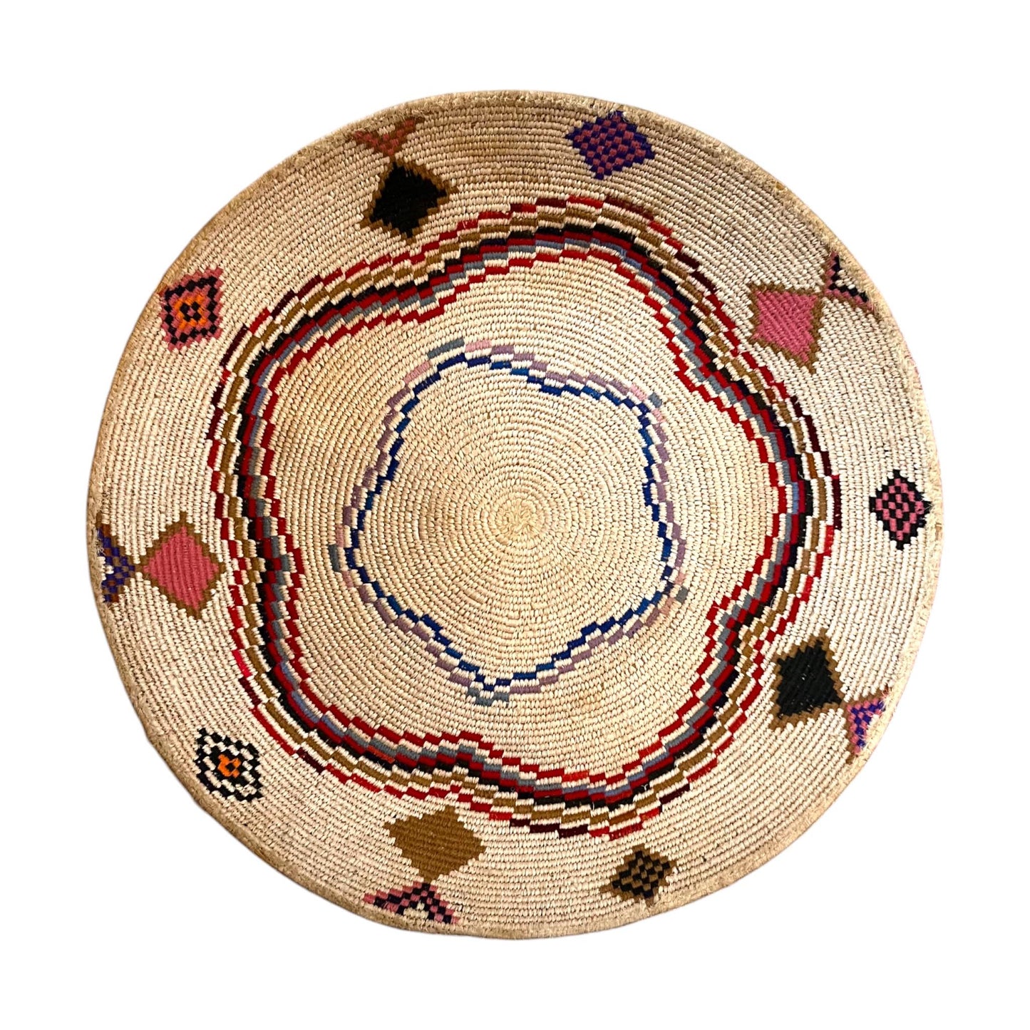 Natural star berber basket