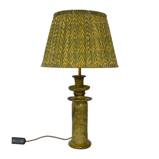 Tamegroute table lamp ochre
