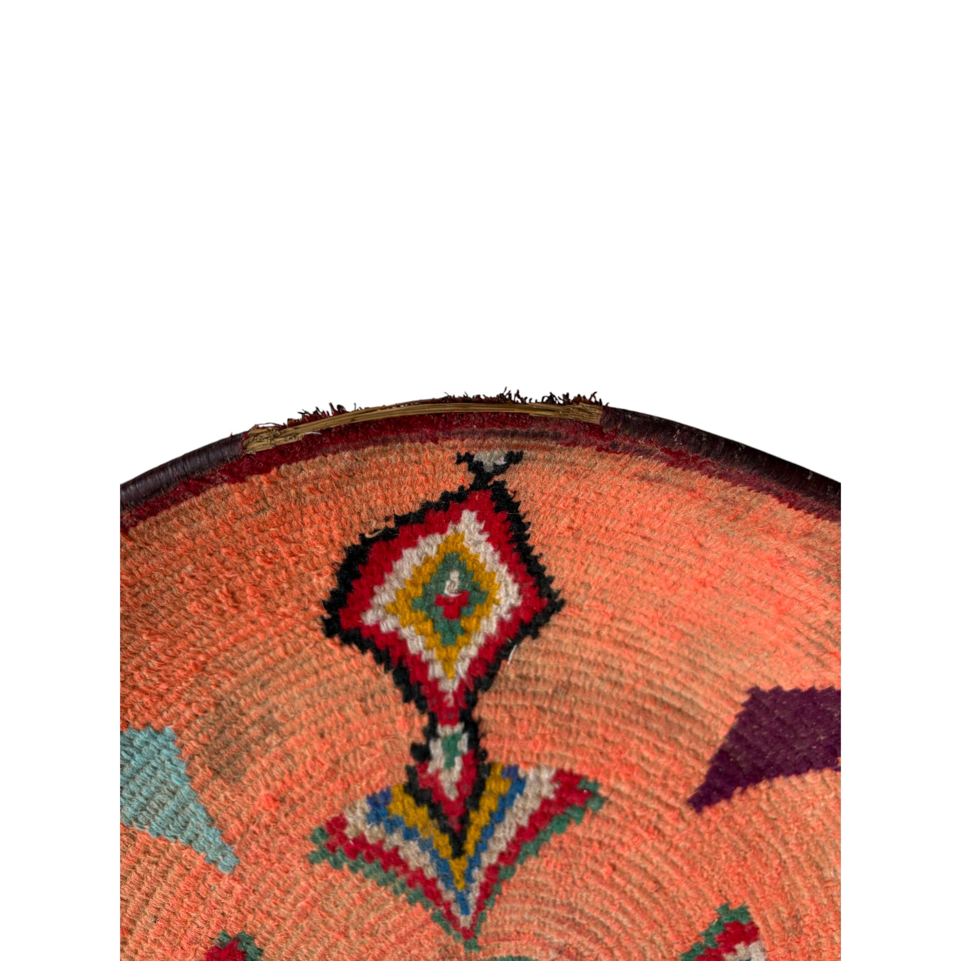 orange berber basket edge
