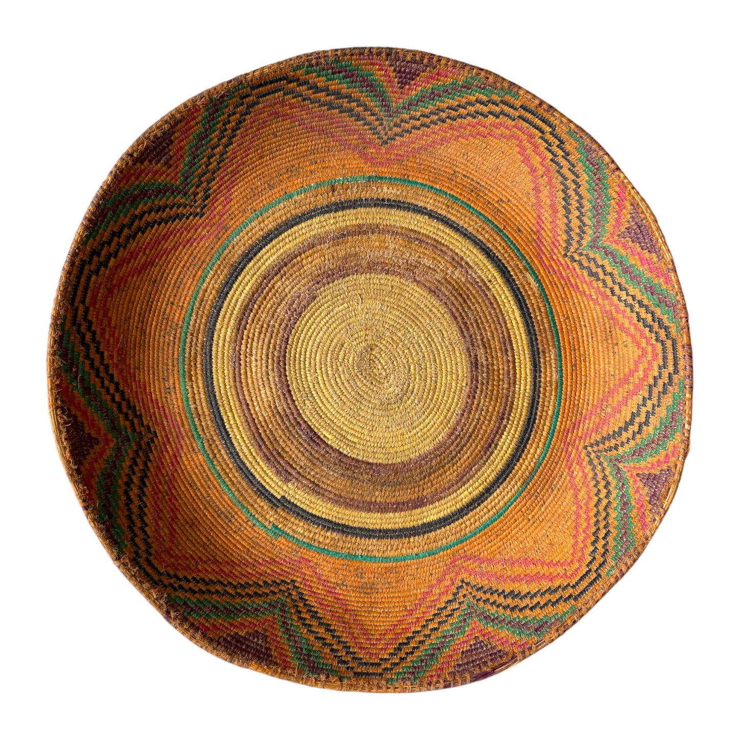 Orange star berber basket