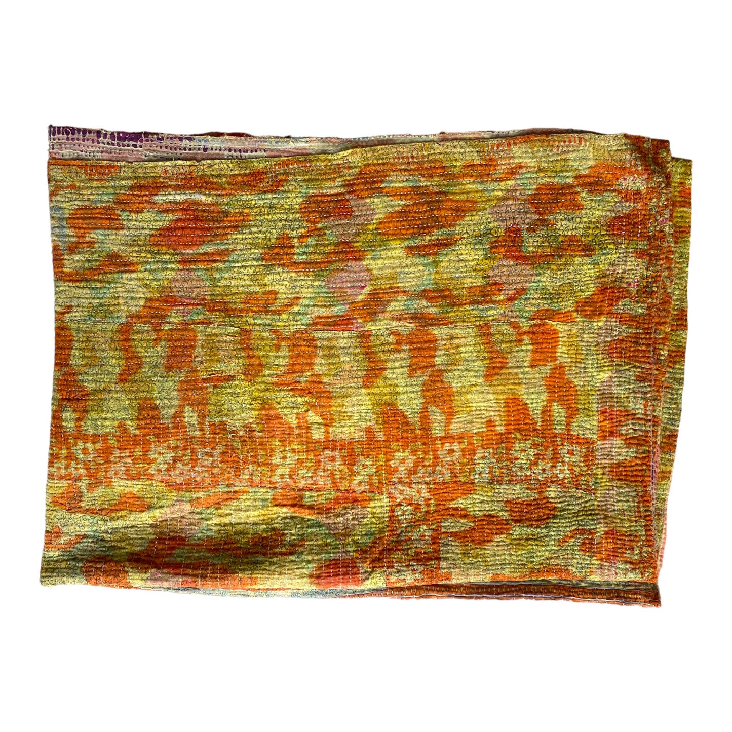 Oranges and lemons vintage kantha 