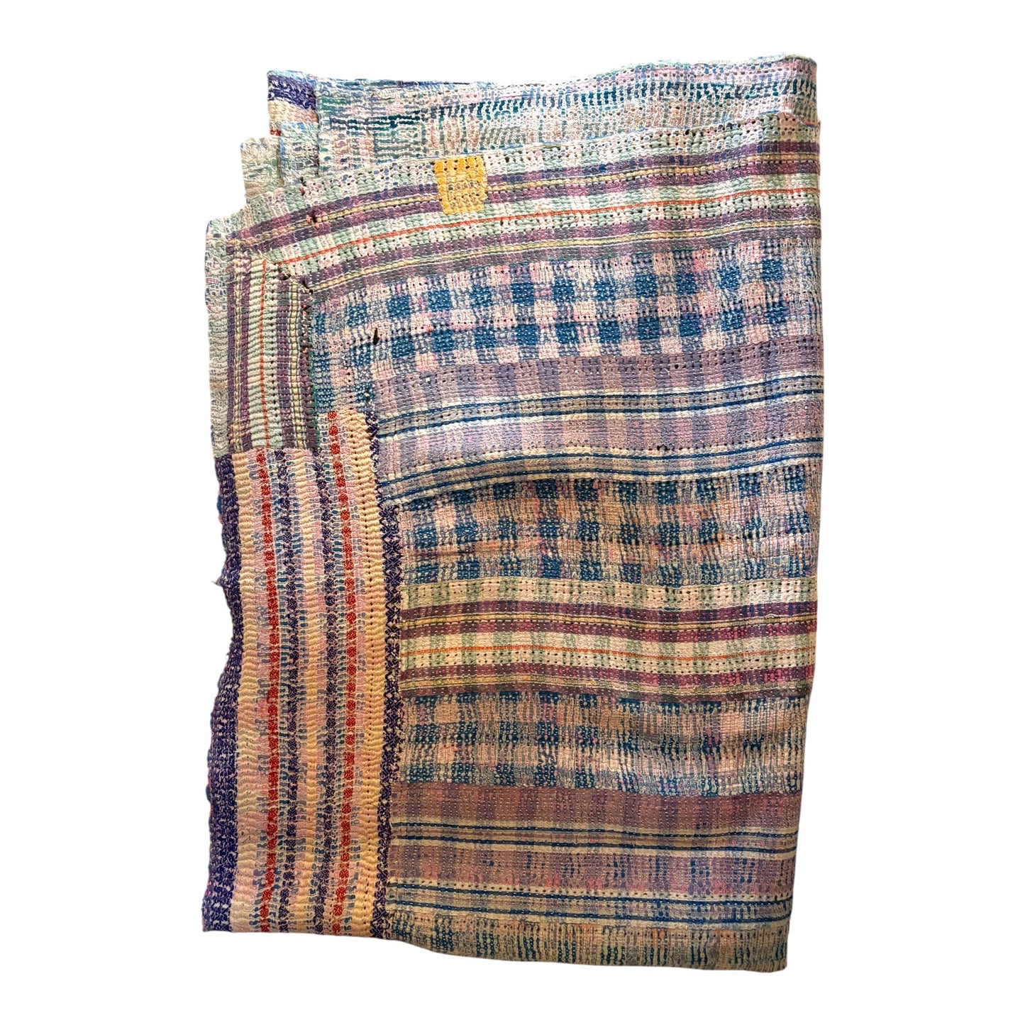 Patchwork kantha quilt