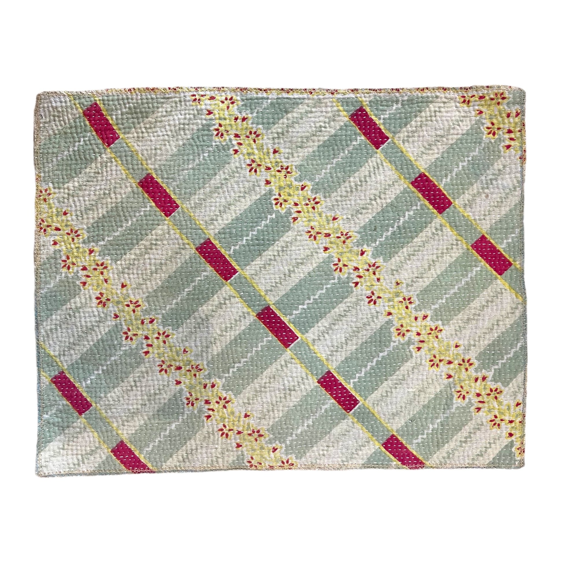 Pink aqua single placemat