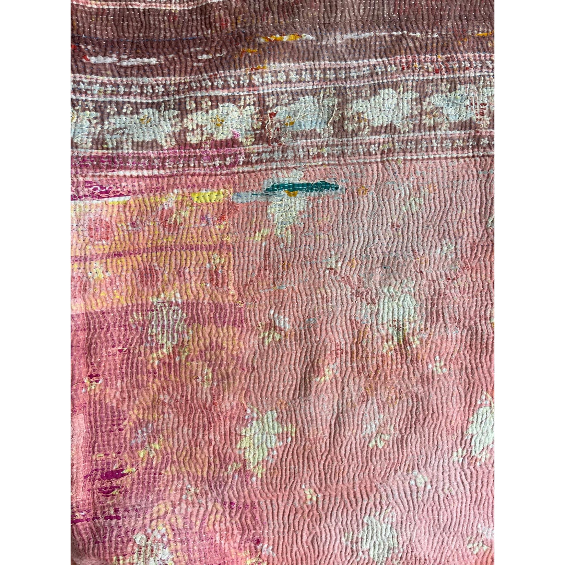 Pink Kantha quilt – Samarkand Design