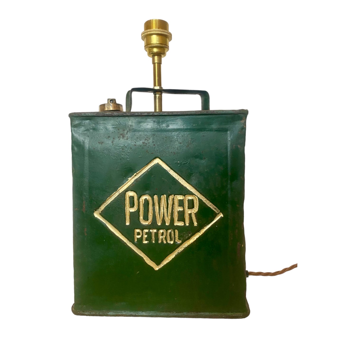 Tin power petrol table lamp