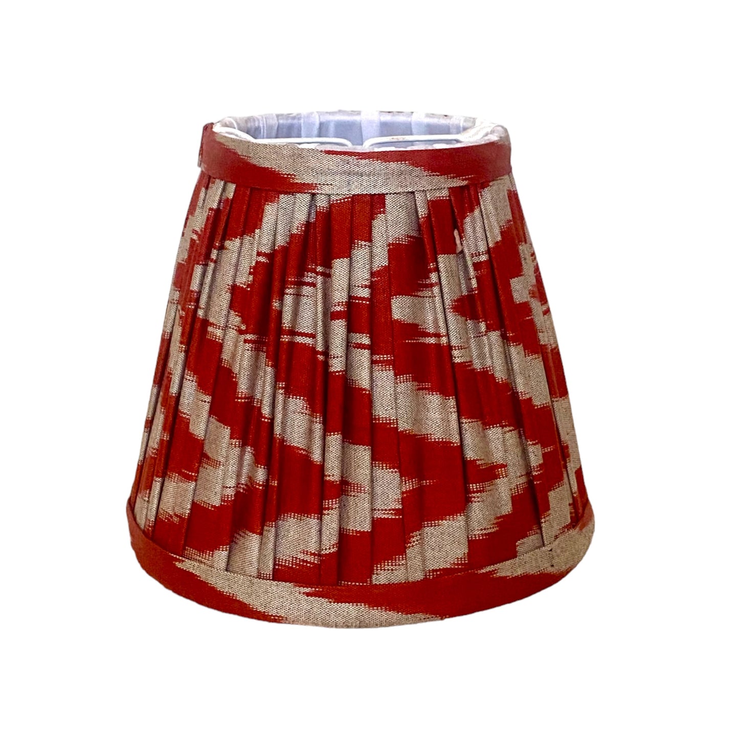 Red and grey 15cm lampshade