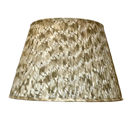 Shibori cochin lampshade silk