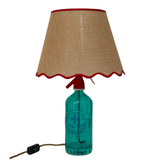 Soda siphon lamp base
