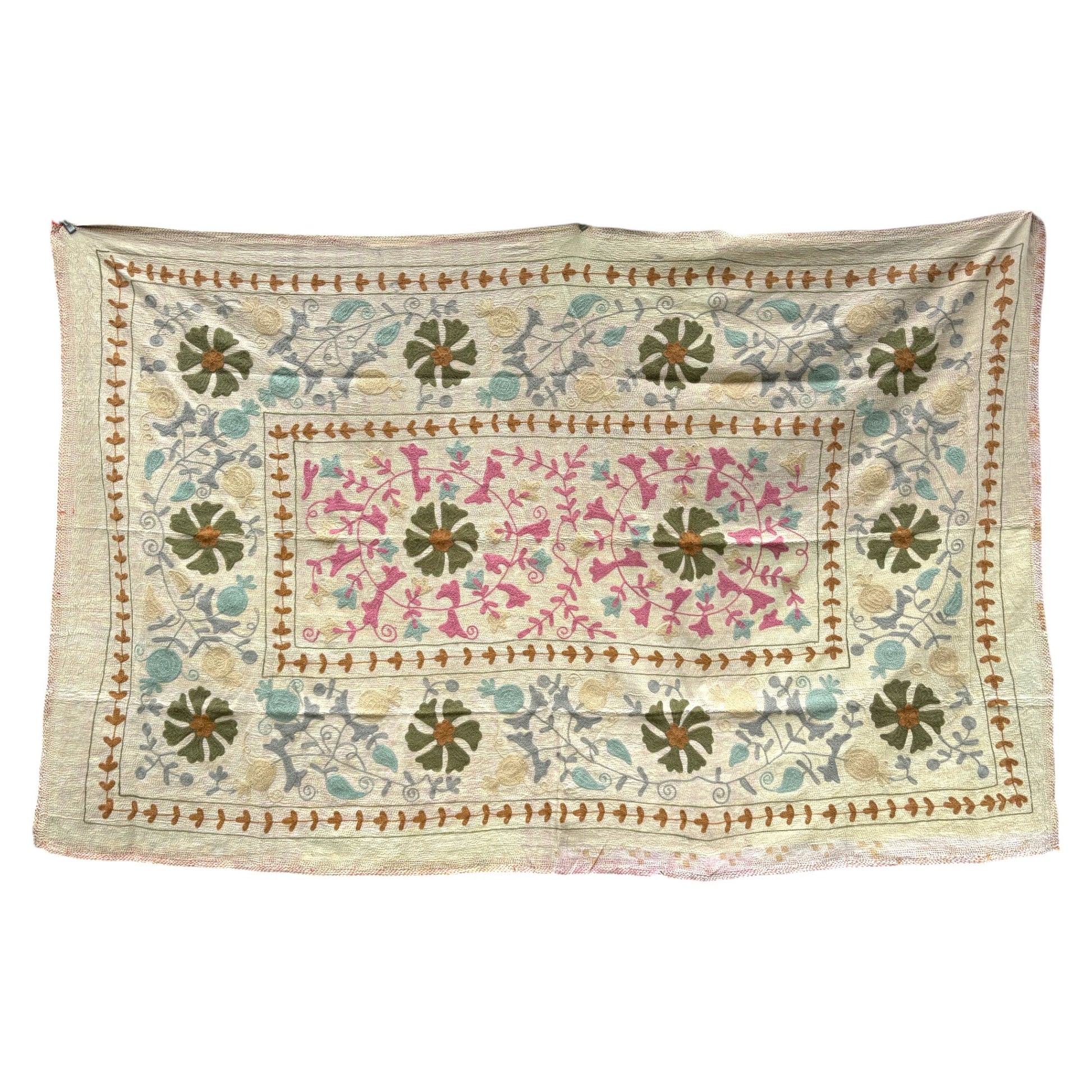 Suzani kantha quilt