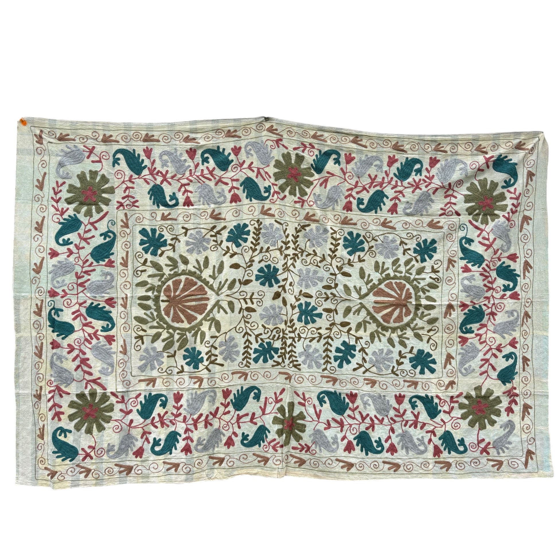 Suzani kantha quilt I